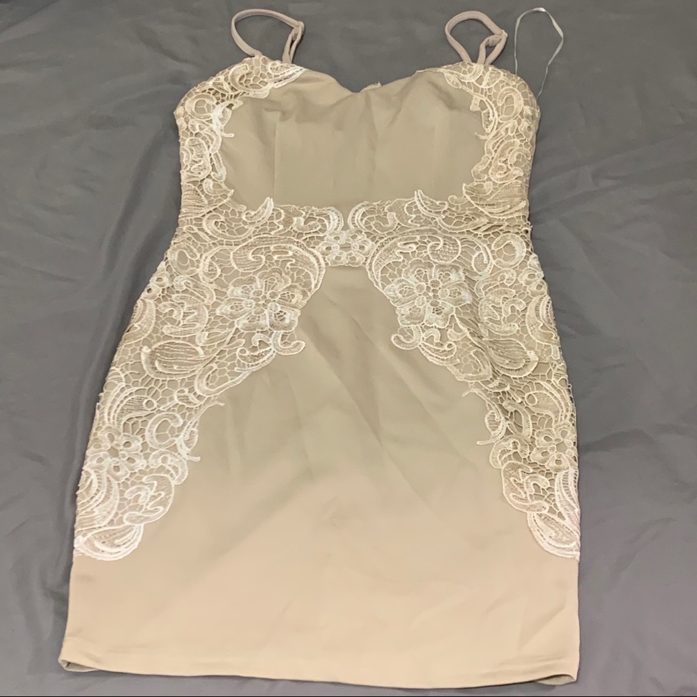 Girl In Mind Bodycon Lace Dress, NWOT